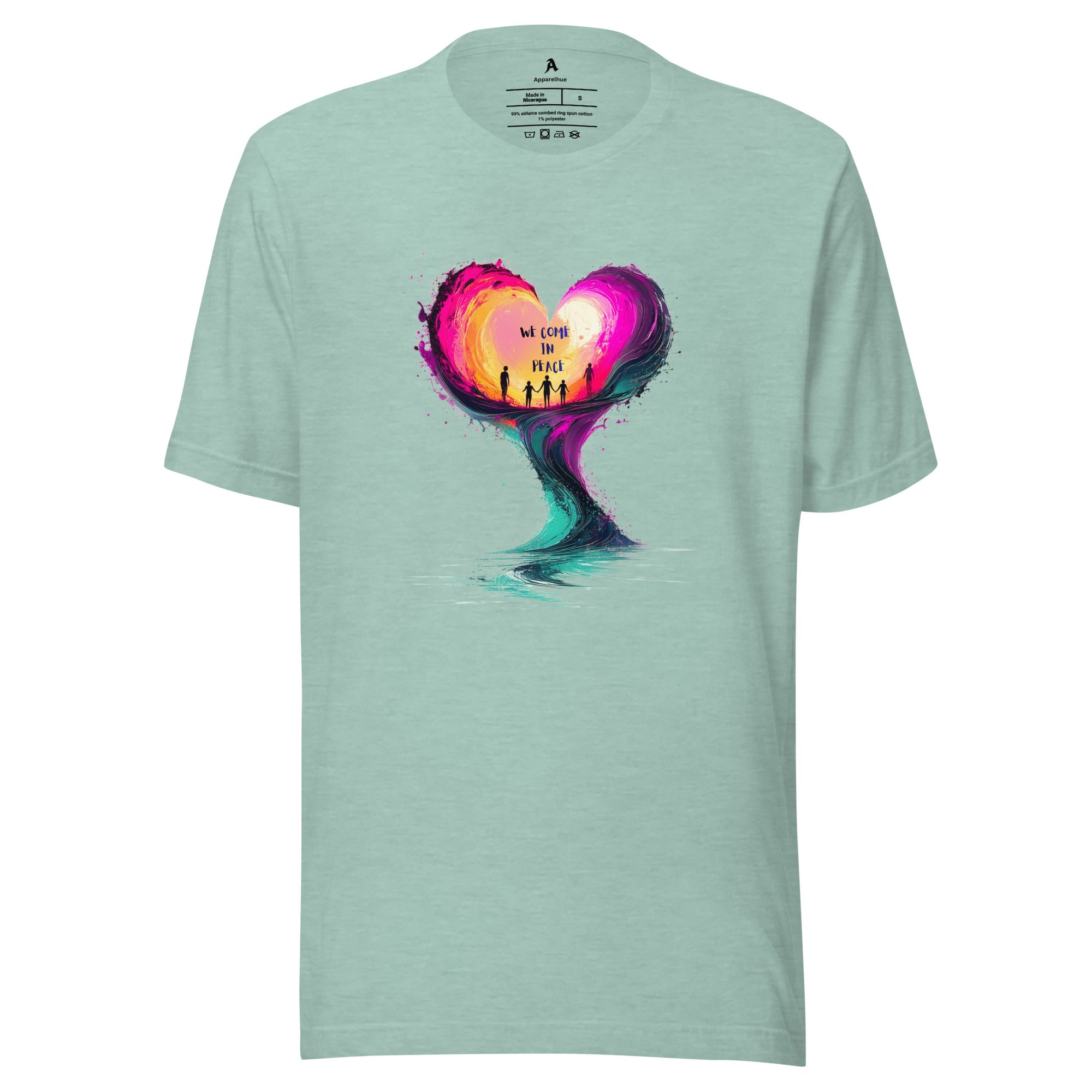 Inspirational colourful art t-shirt fashion