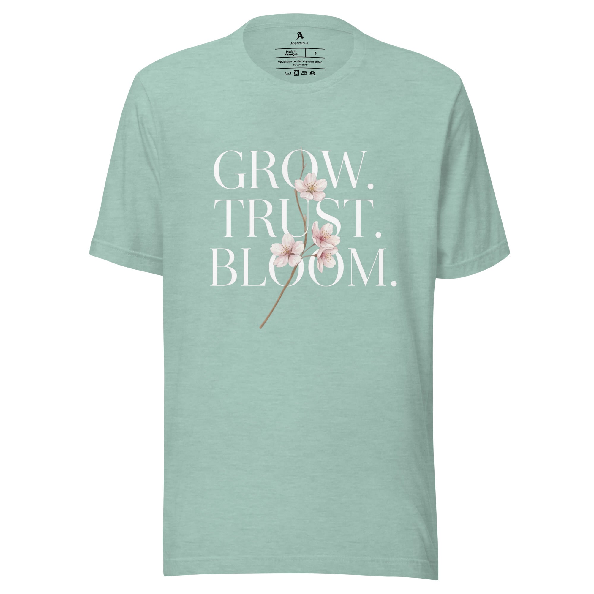 Comfortable everyday tee with motivational message design