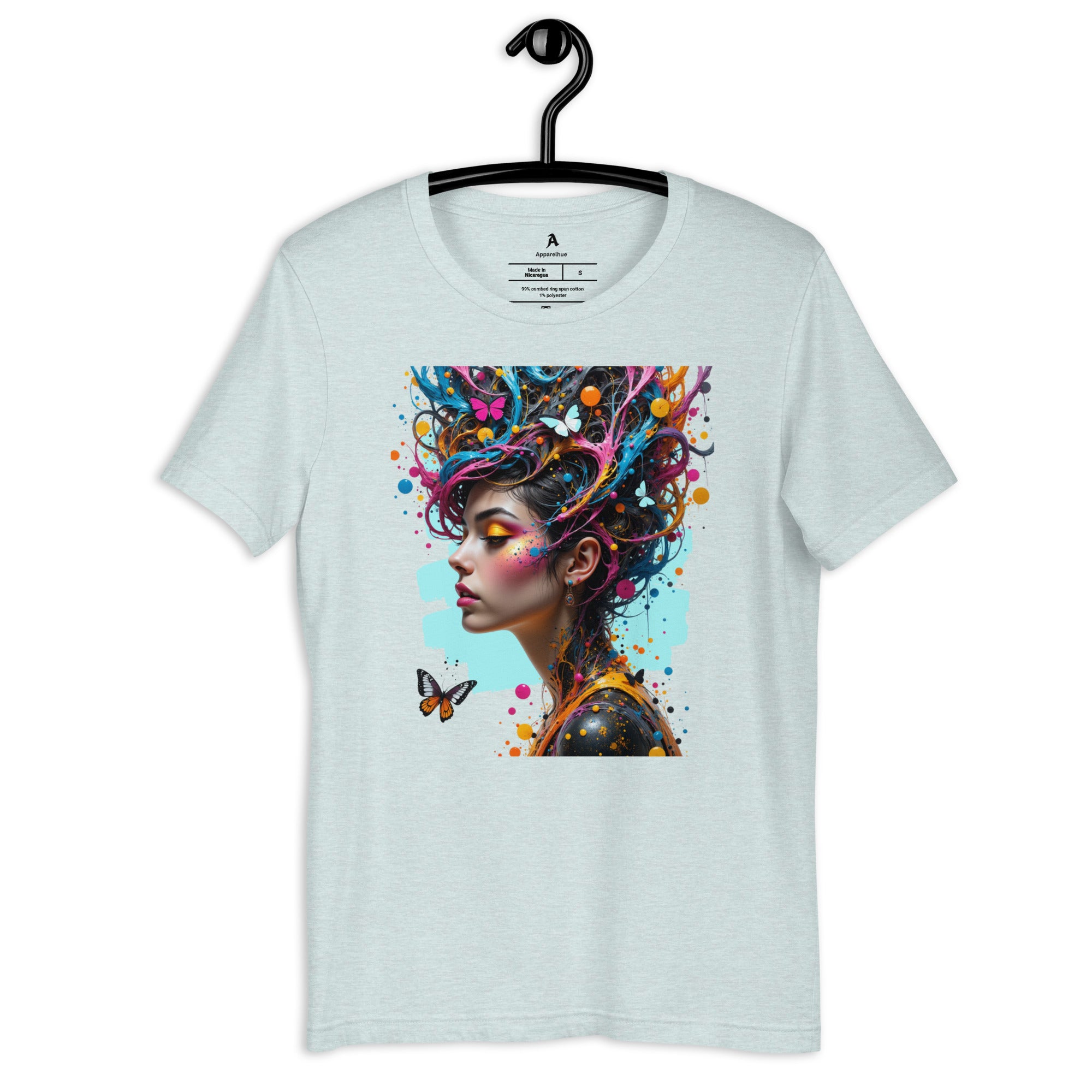 Gender-neutral retail fit t-shirt styled for urban streetwear.