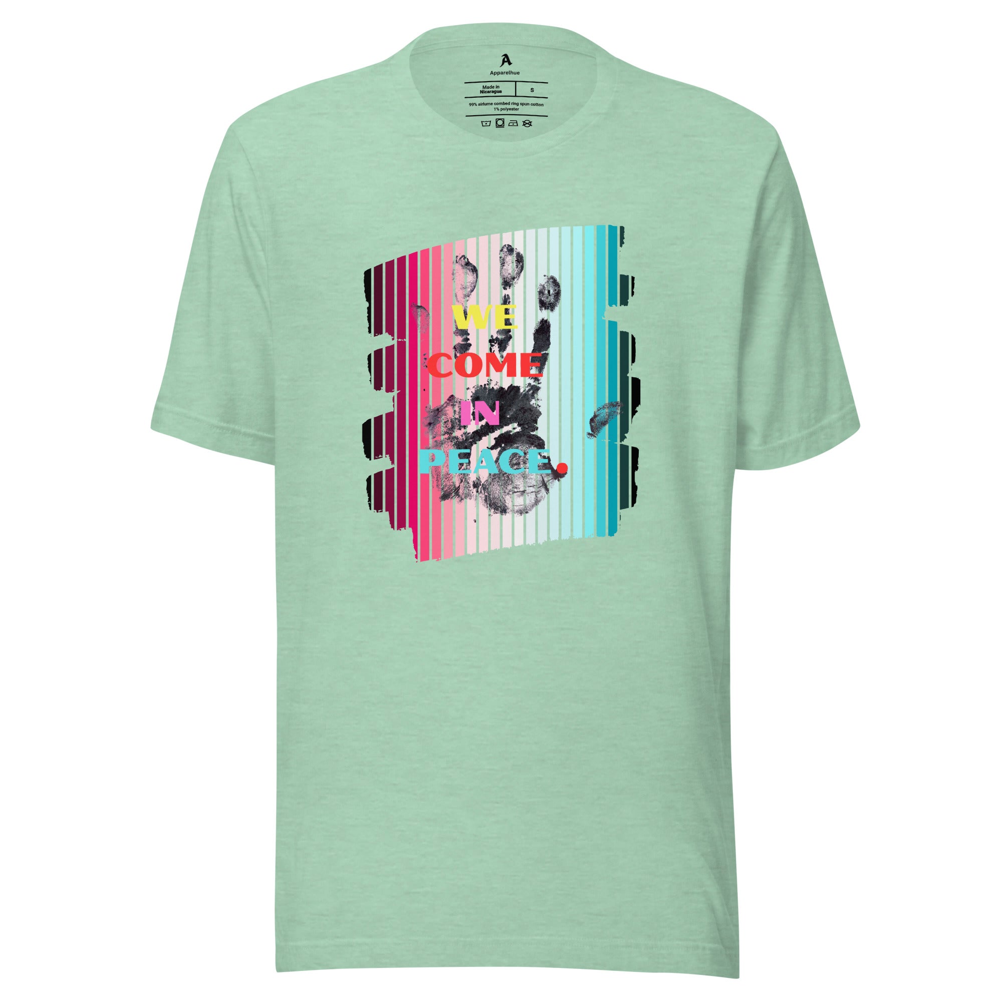 Meaningful graphic tee modern typography