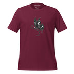 The back of the plain white Apparel Hue Art Butterfly T-Shirt, showing the quality of the fabric drape.