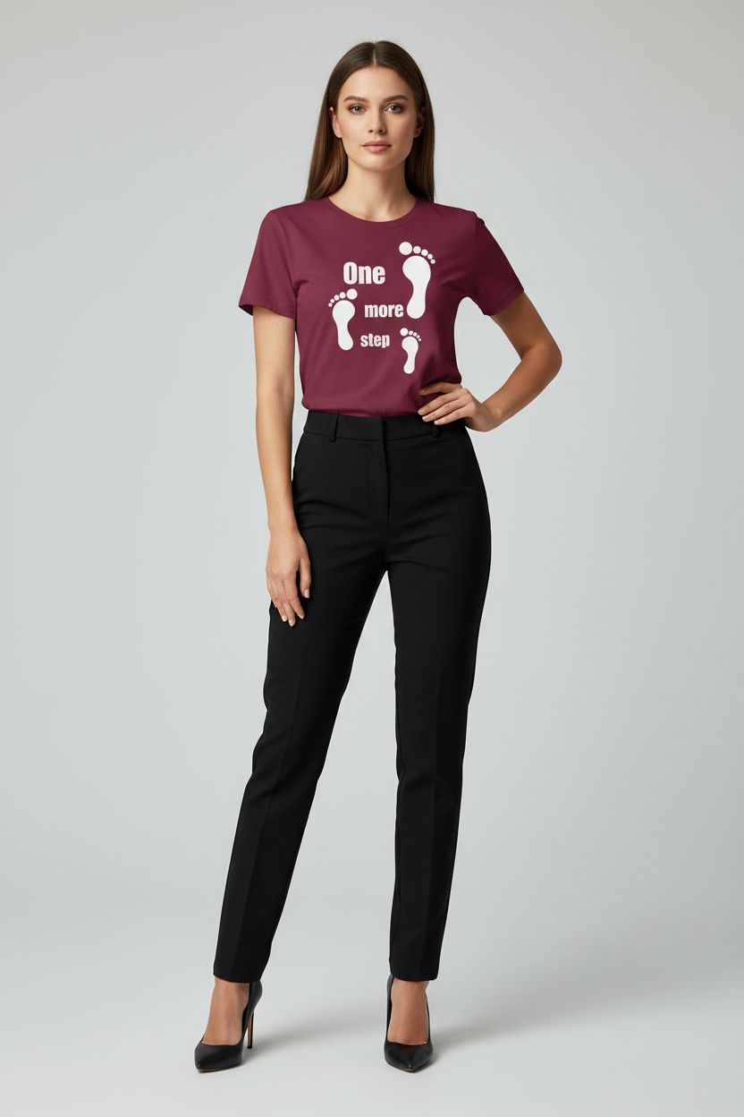 One More Step Footprint T-Shirt