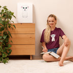 Fluffy Animal Art Graphic T-Shirt Perfect Gift for Animal Enthusiasts