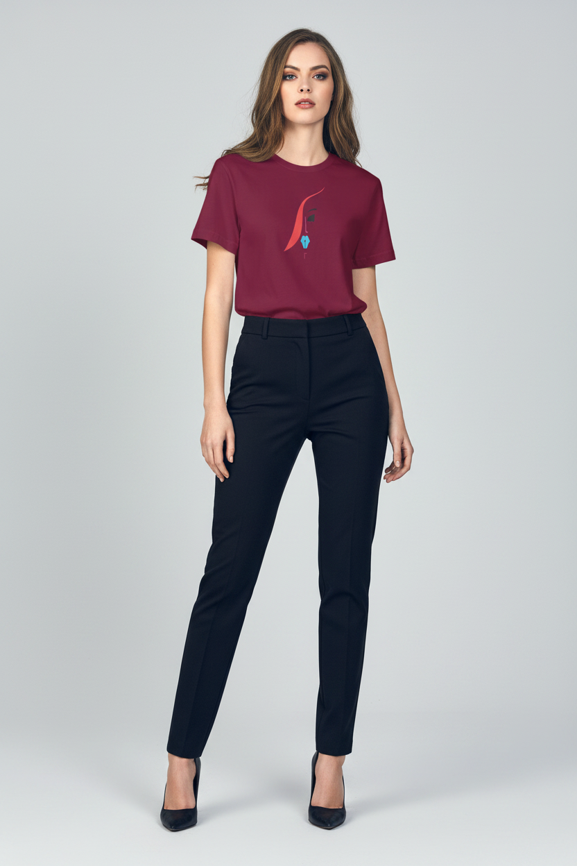 Unique Face Illustration Tee