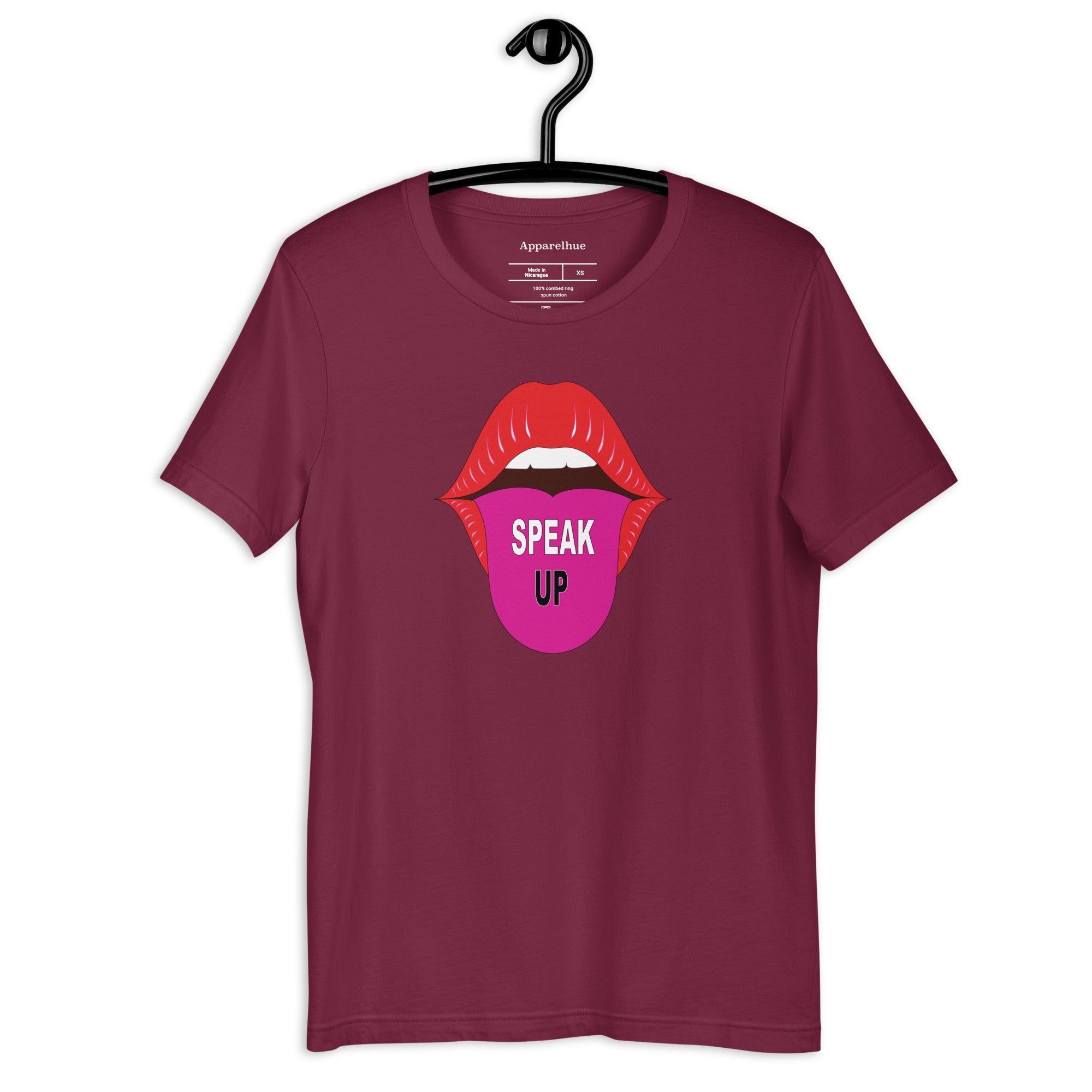Apparel Hue Art mental health awareness shirt flat lay with a self-care kit.