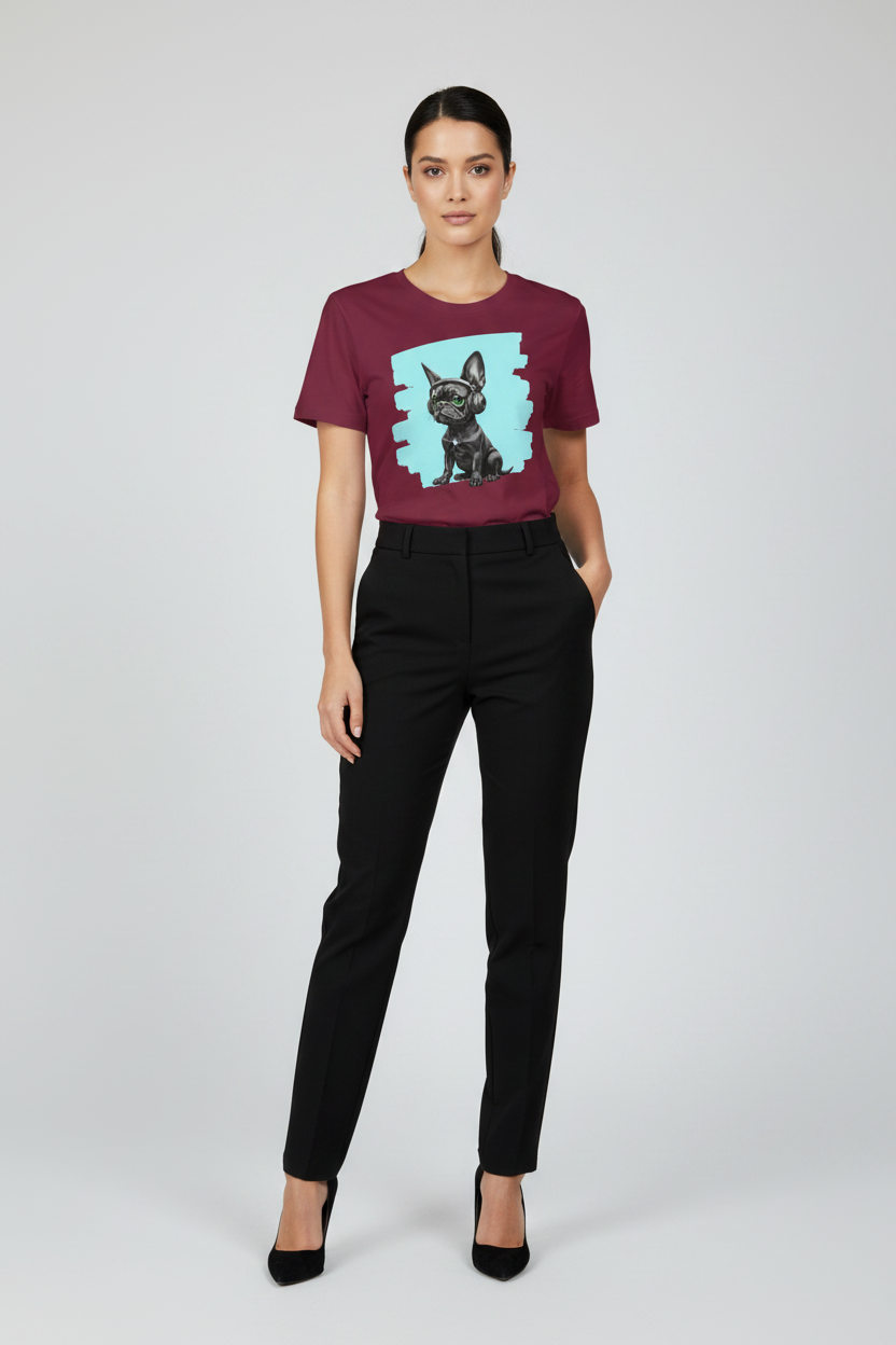 Earphones French Bulldog Tee