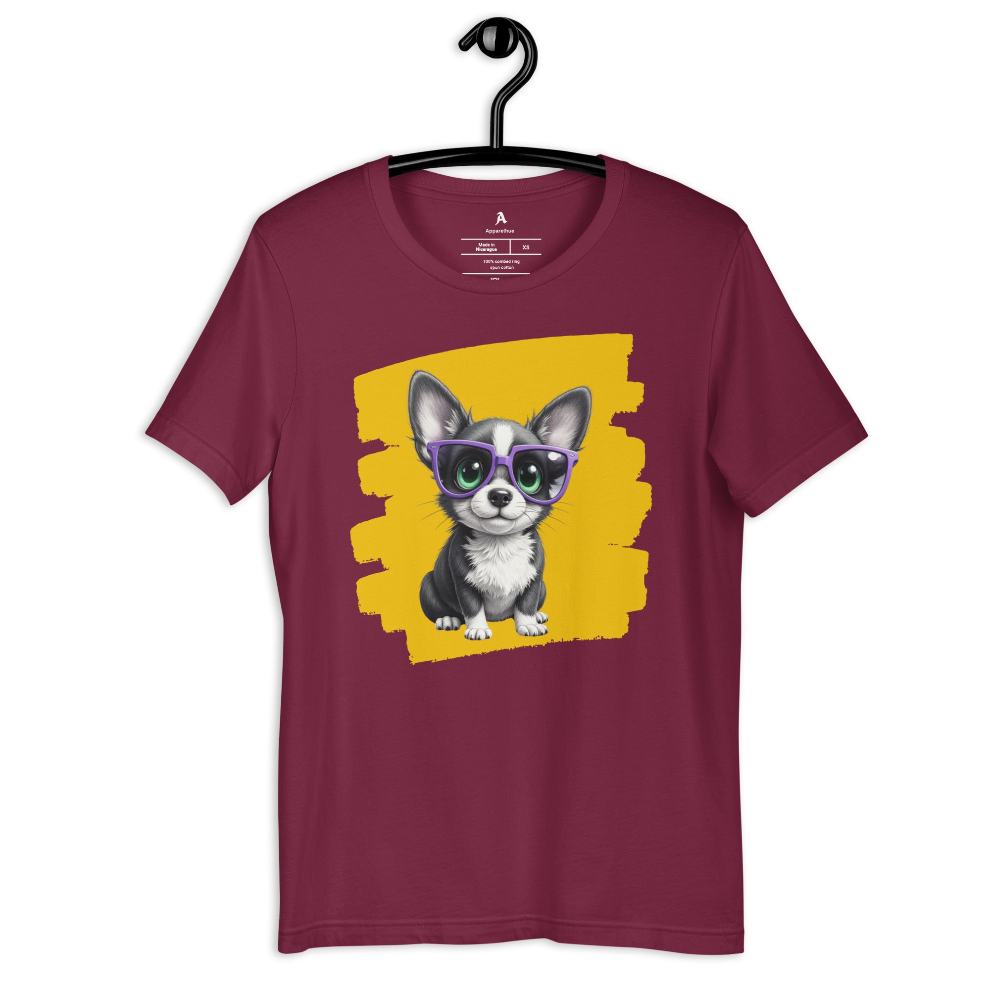 Apparelhue brand dog-themed clothing featuring a cute Corgi.