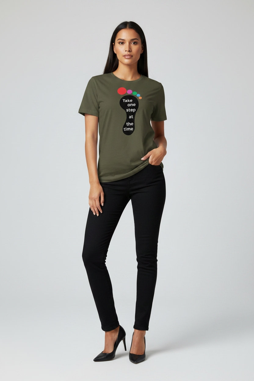 Positive Mindset One Step at a Time T-Shirt