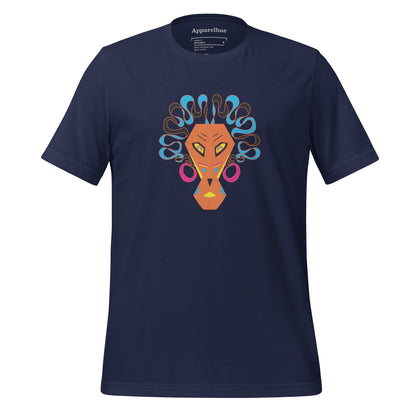 Graphic Face T-shirt, Abstract Colorful Animal Designs Unisex t-shirt, Abstract Lion Tee