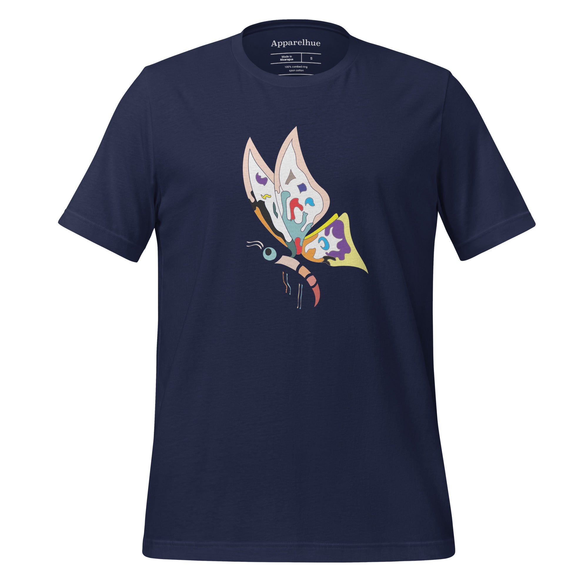 vibrant-butterfly-graphic-tee-model-online-shopping