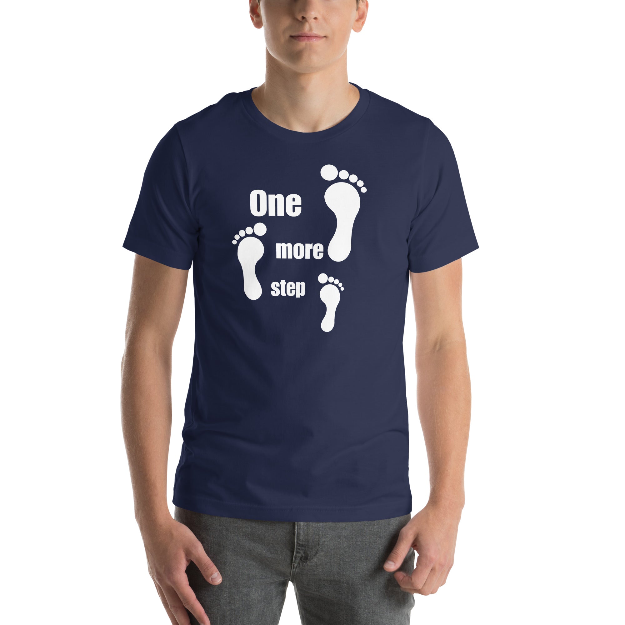 Unisex streetwear shirt with bold footprint print