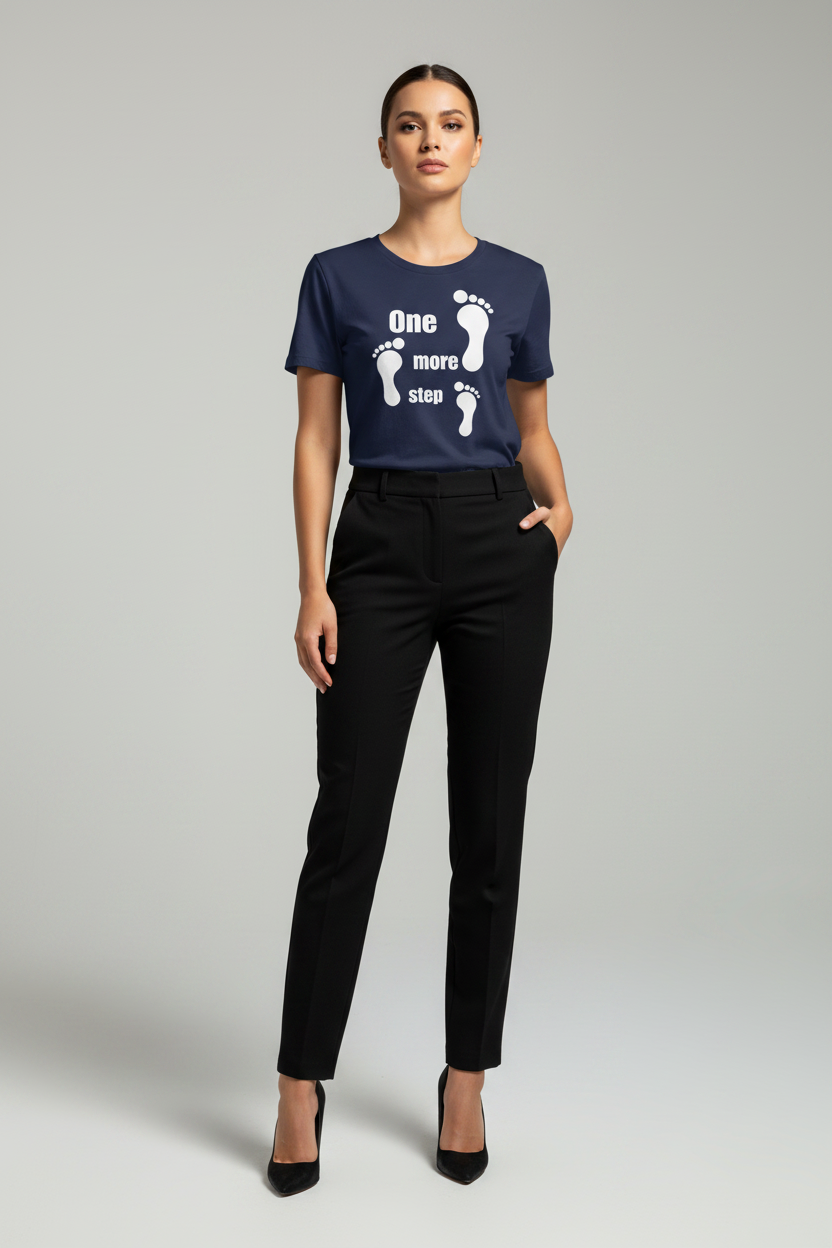One More Step Footprint T-Shirt