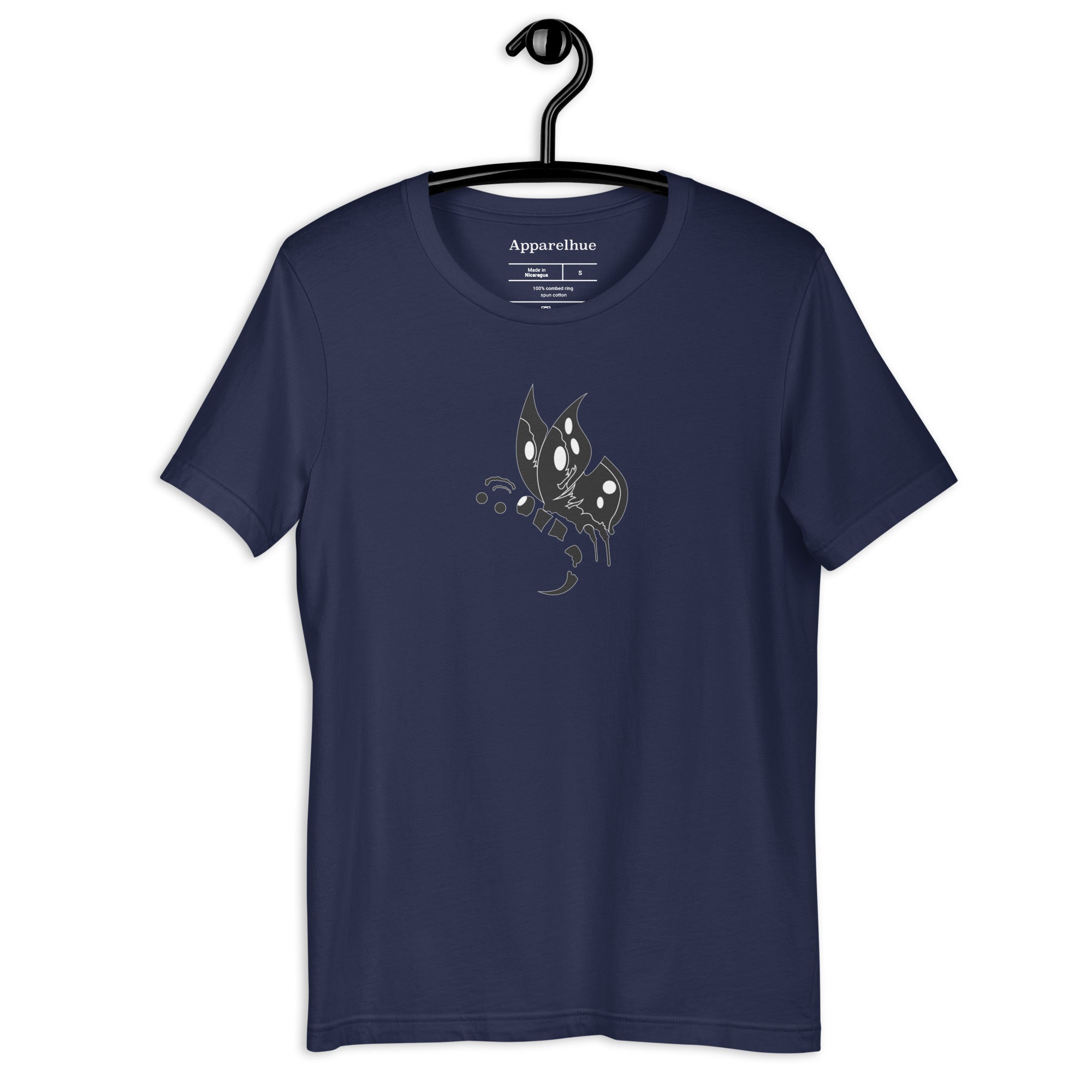 Apparelhueart nature-inspired Butterfly T-Shirt for women, comfortable and breathable ethical cotton.