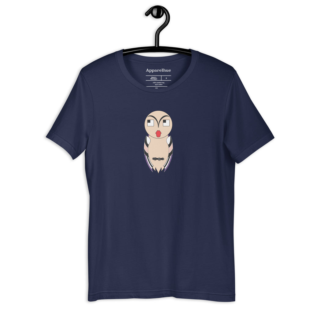 Night owl inspired tee with bold print