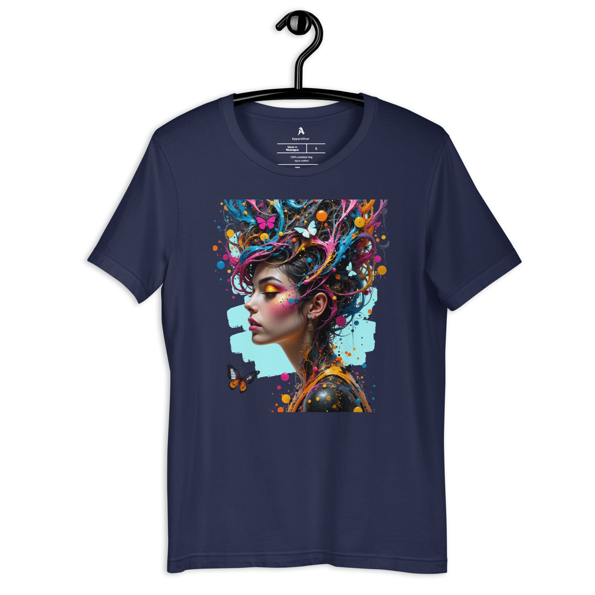 Sustainable fashion t-shirt made from organic combed cotton.