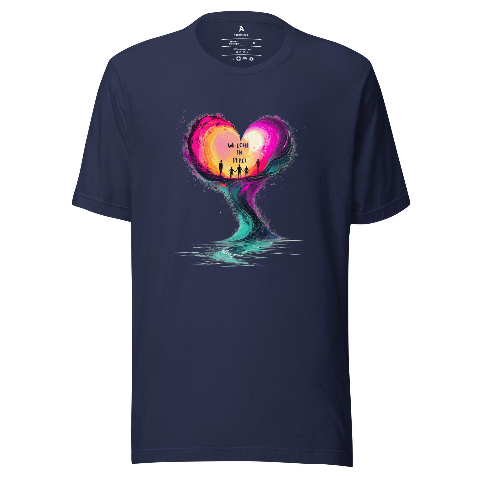 Inspirational love message graphic tee