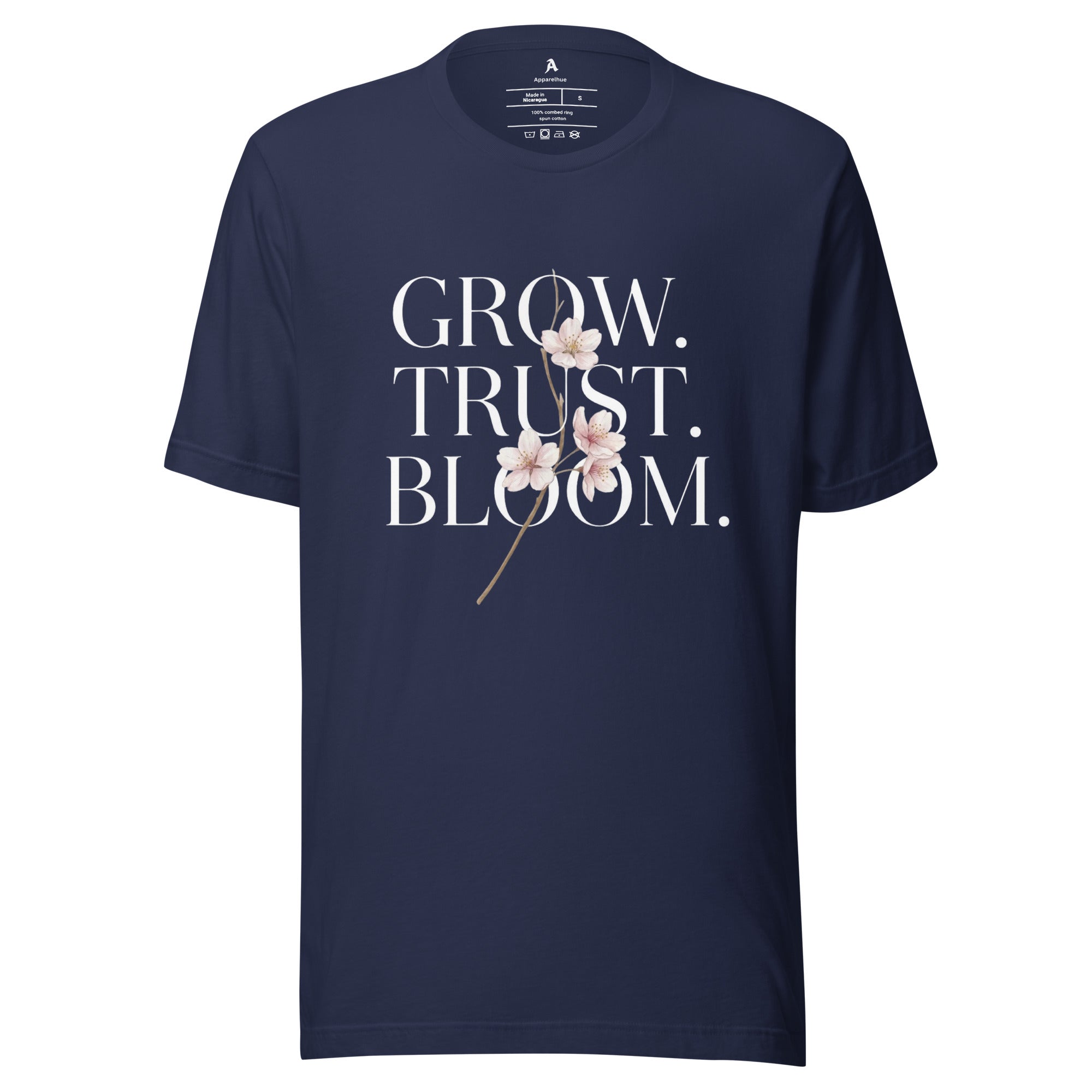 Empowering graphic tee outfit with modern city background