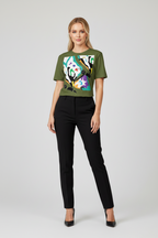 Expressive  Graphic Butterfly T-shirt