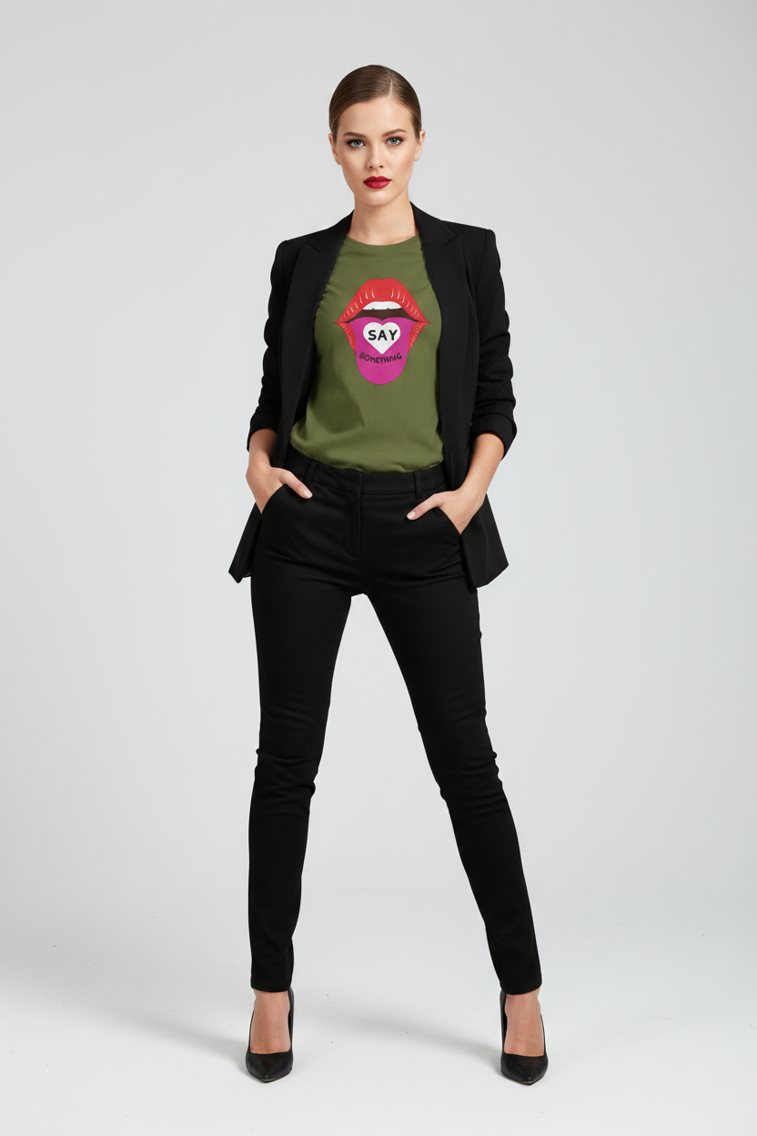Say Something Graphic Tee