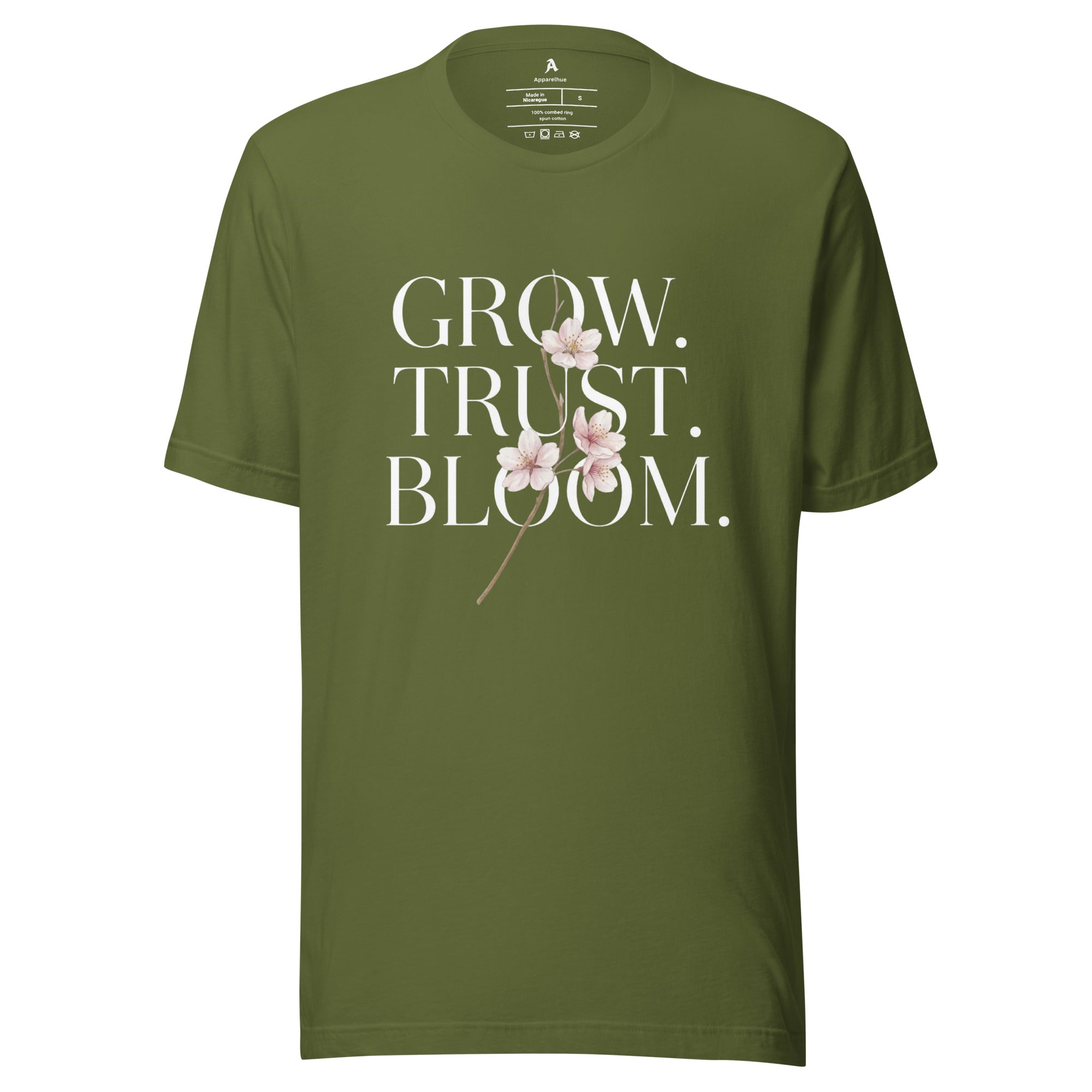 Minimal aesthetic outfit with inspirational message T-shirt