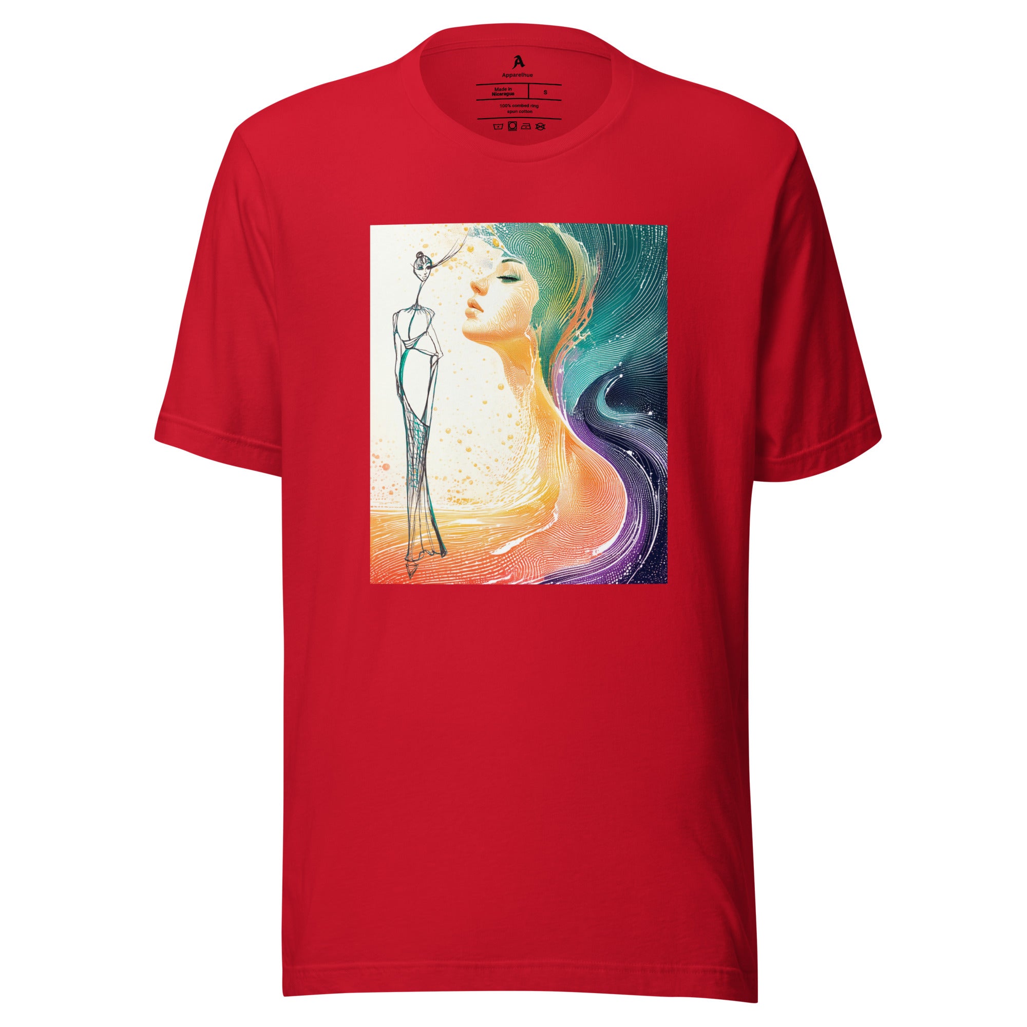 Artistic expression graphic t-shirt