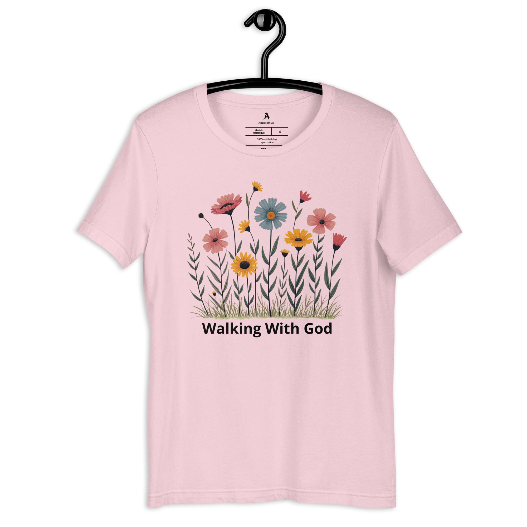 Soft Pink Walking With God Tee