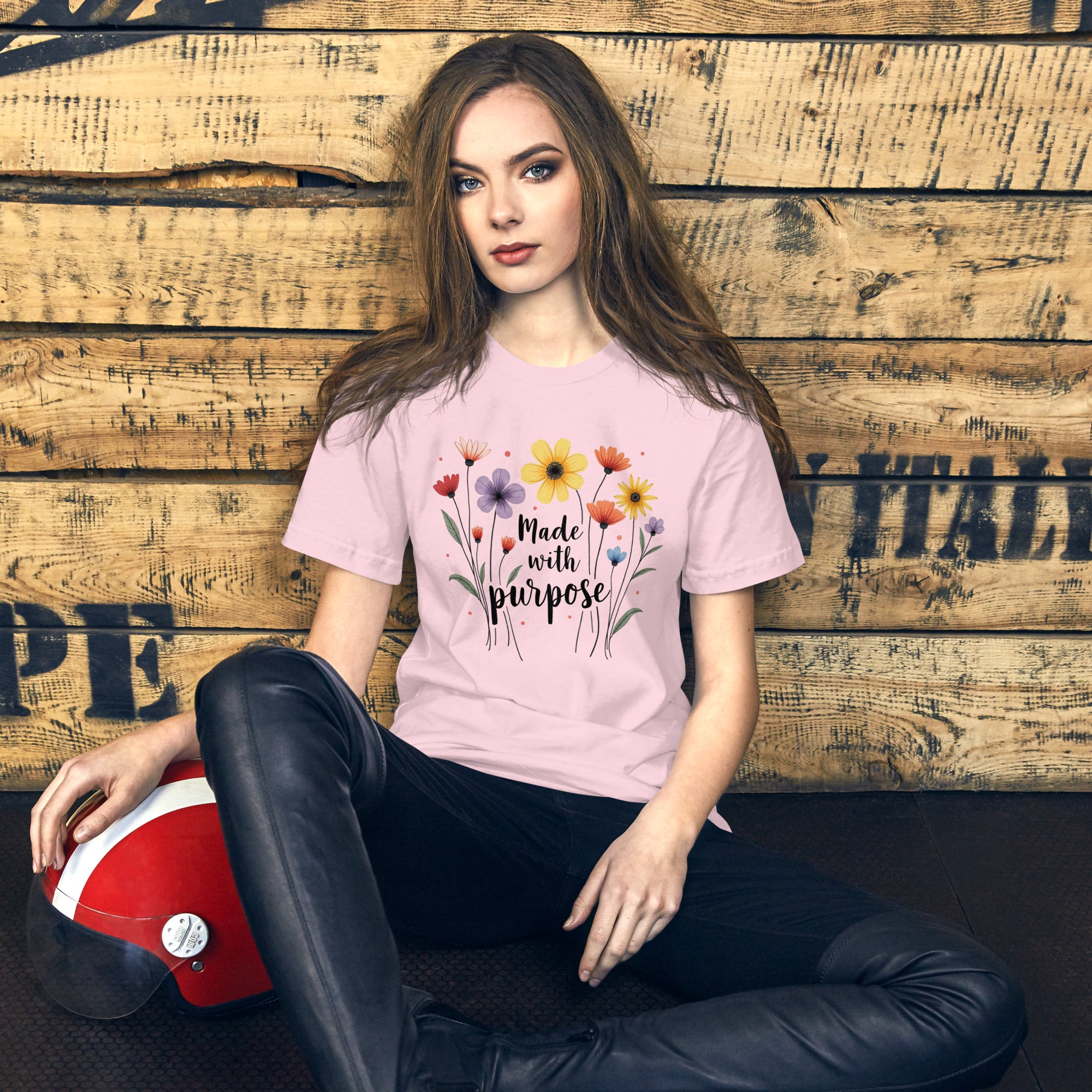 soft cotton inspirational tee