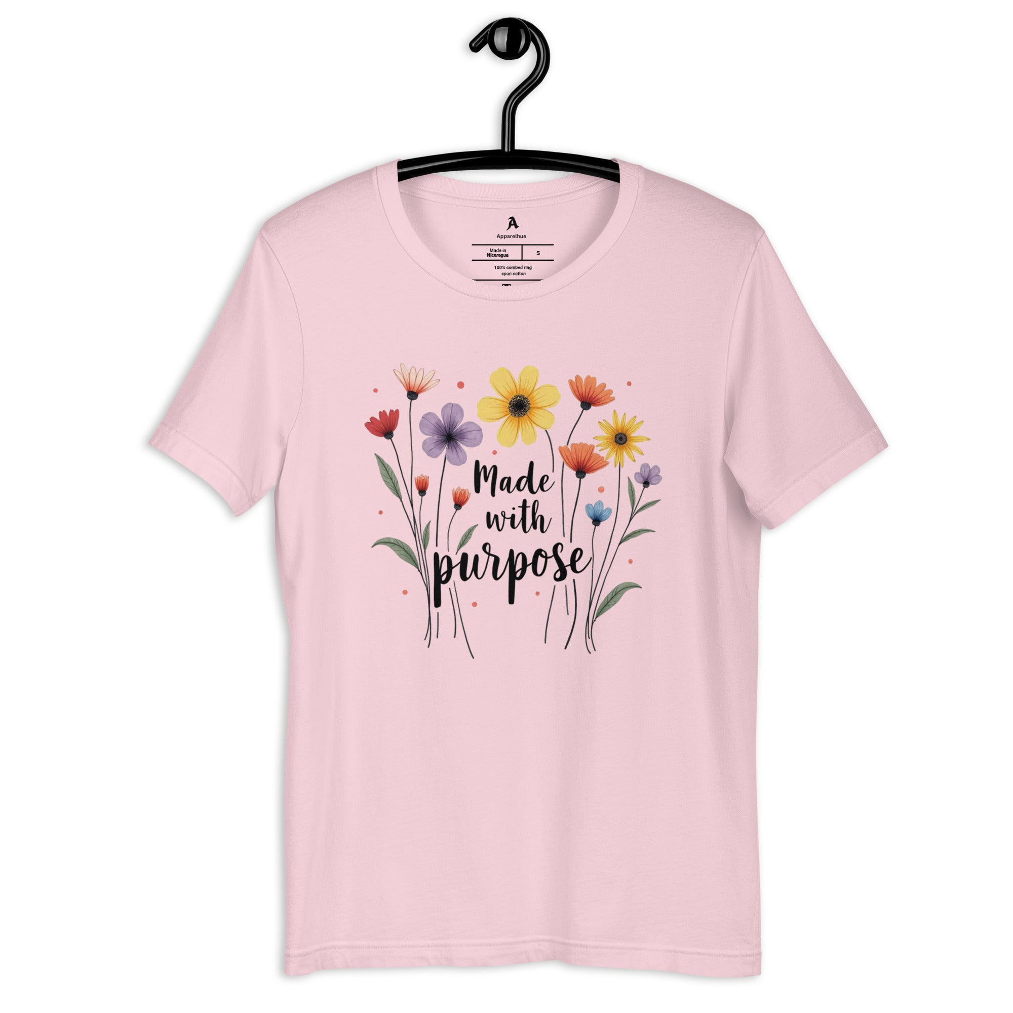 uplifting purpose message casual t shirt