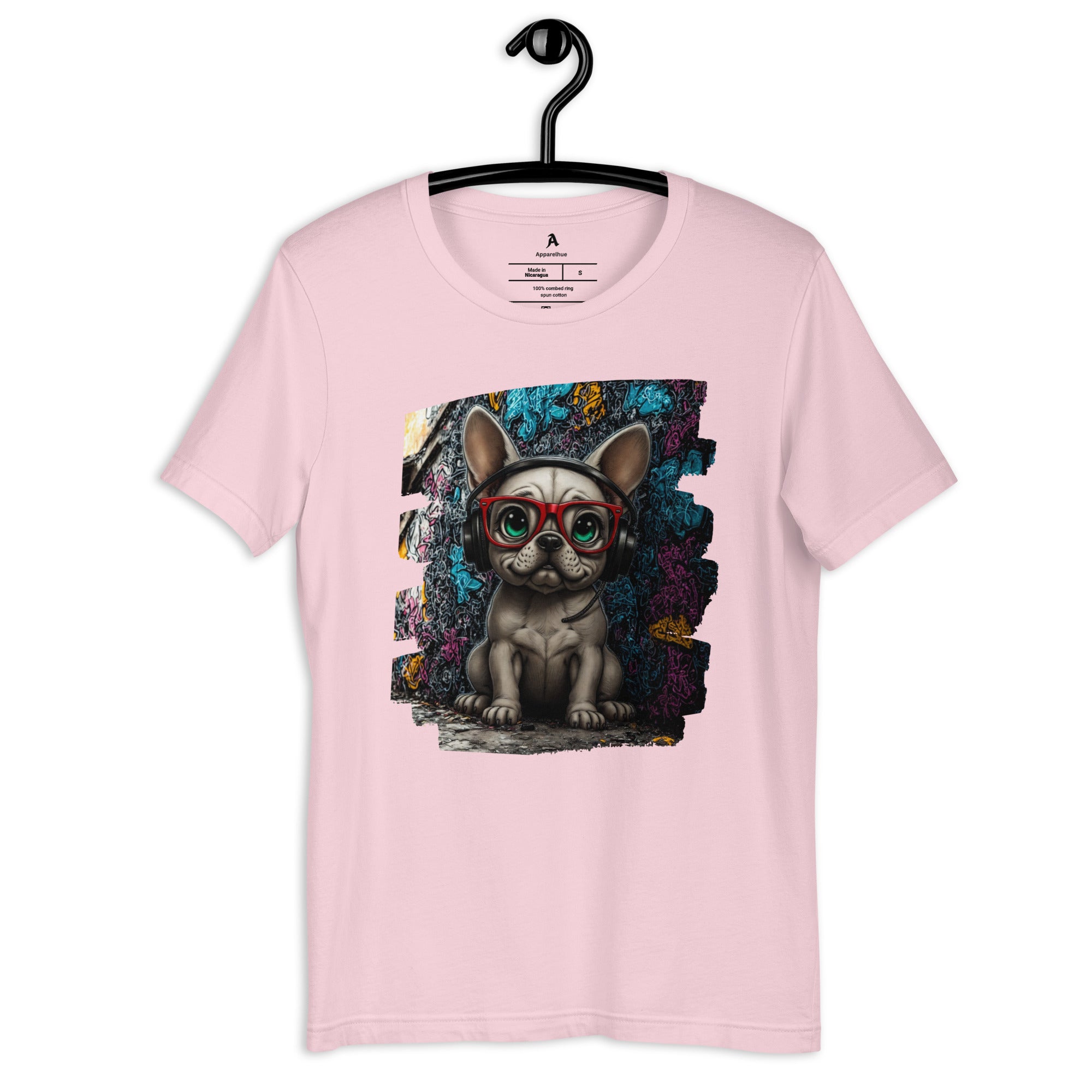 cotton T-shirt from Apparelhue with a modern bulldog illustration.