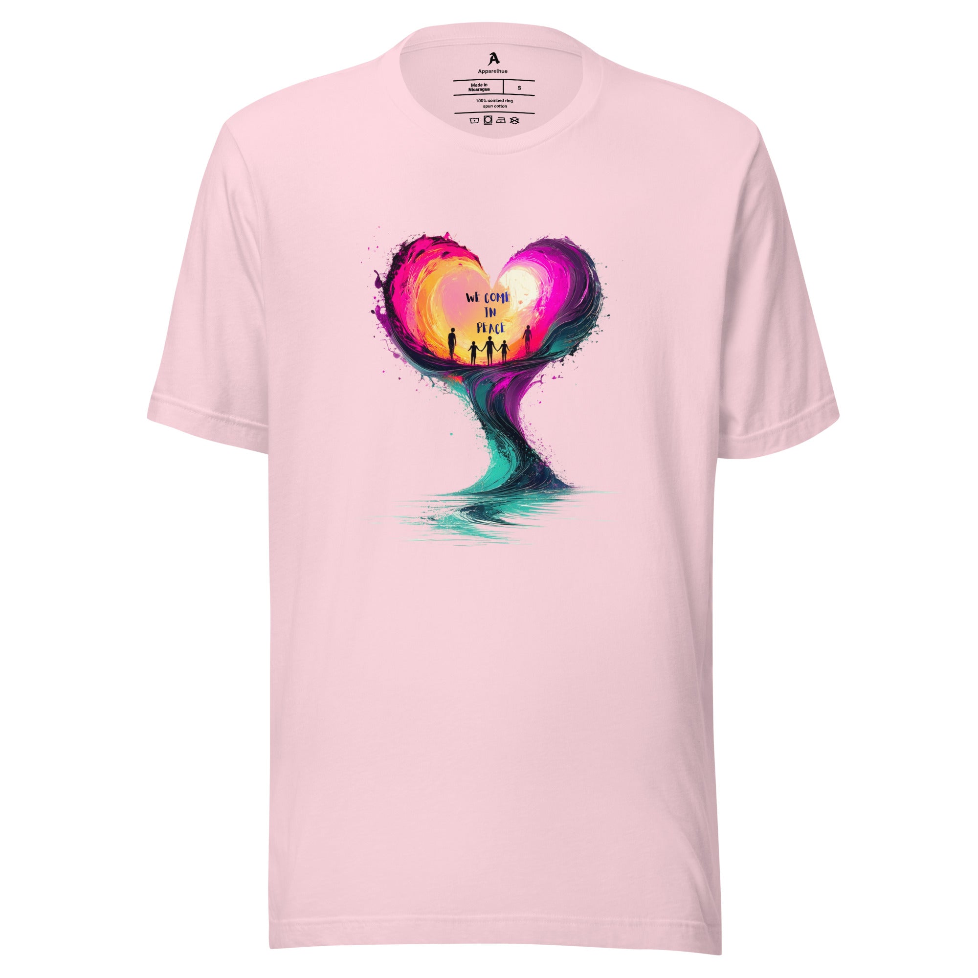 Artistic inspirational unity fashion tee