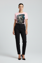 Street Cat with Headphones T-Shirt