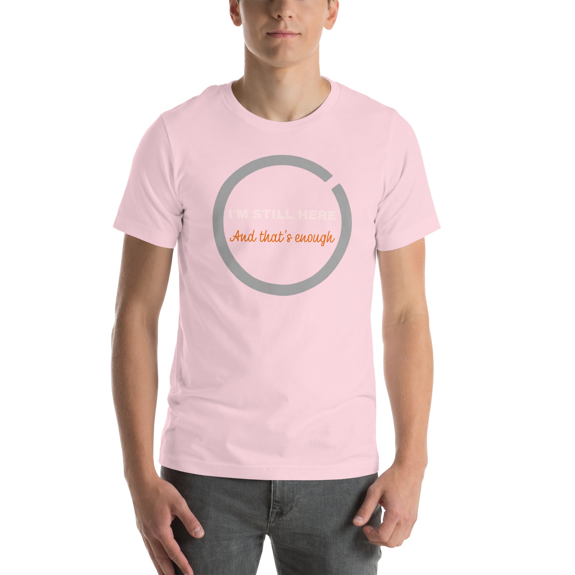 peaceful aesthetic outfit with message tee