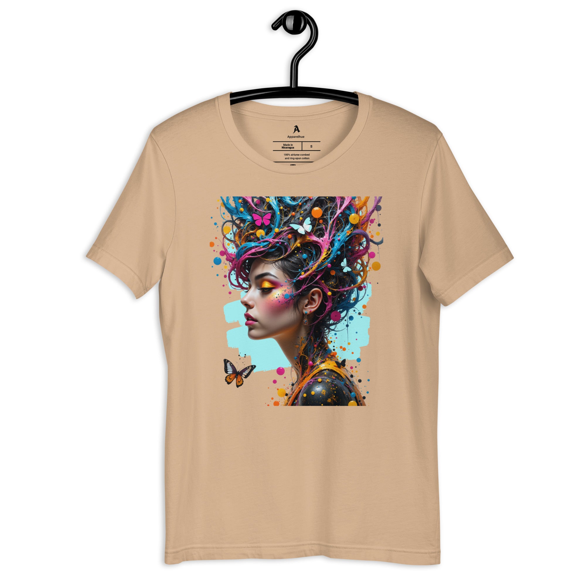 Casual weekend outfit featuring a graphic designer t-shirt.