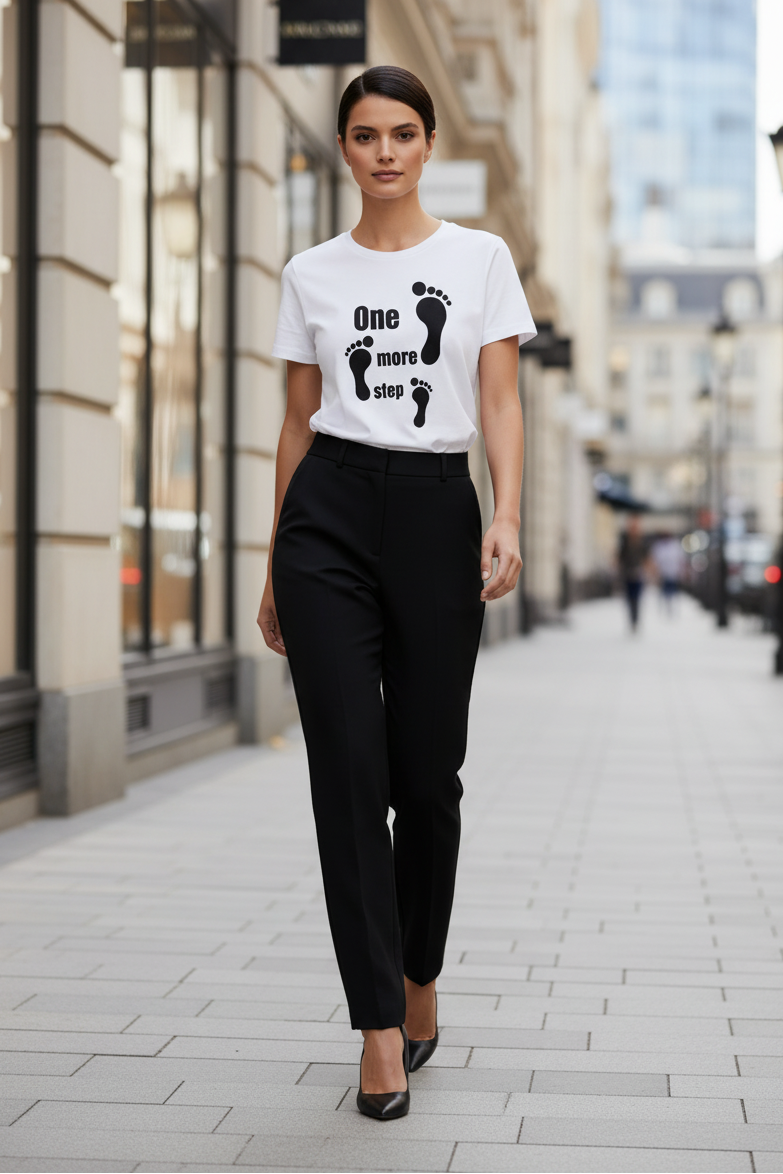 Minimalist One More Step Tee