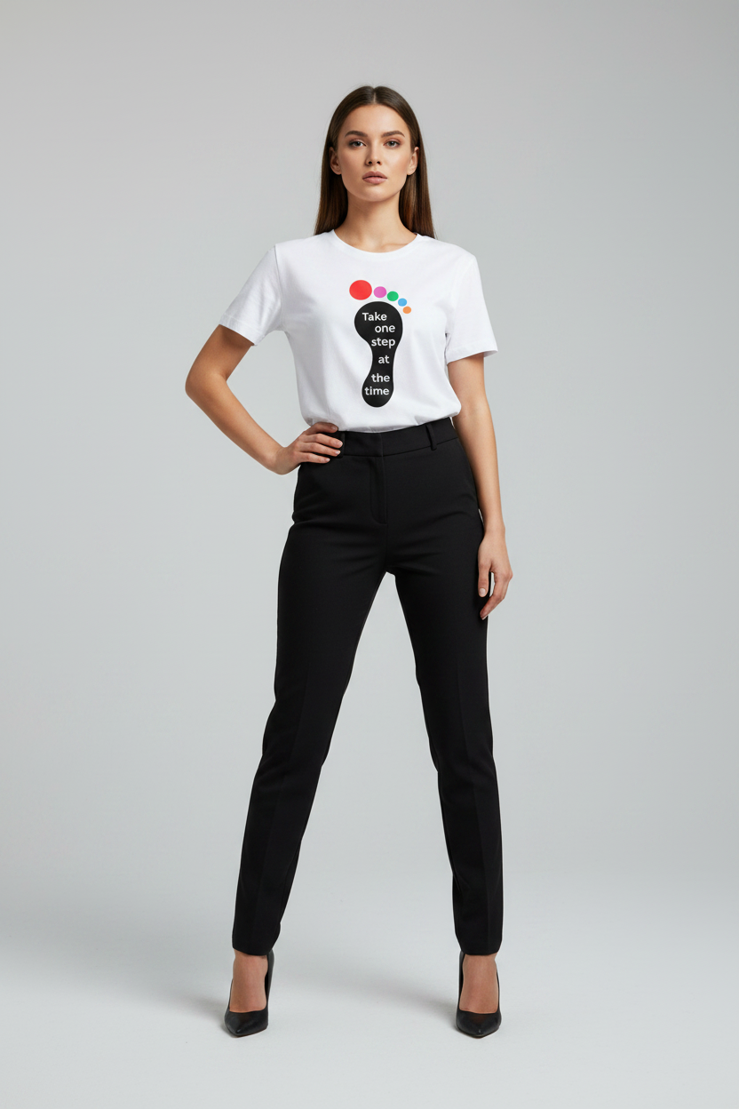 Positive Mindset One Step at a Time T-Shirt