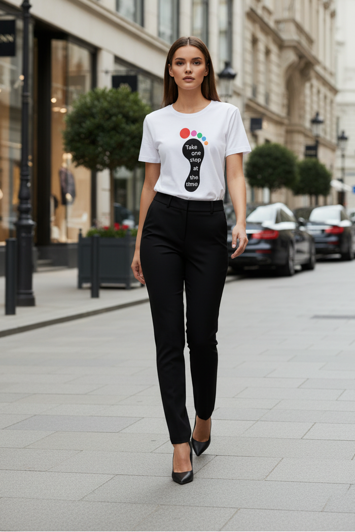Positive Mindset One Step at a Time T-Shirt
