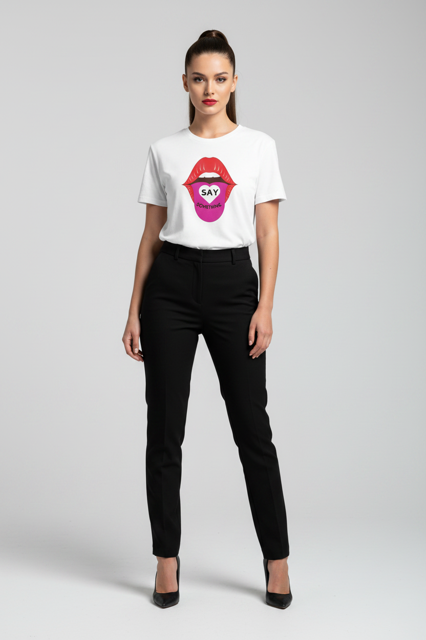 Say Something Graphic Tee