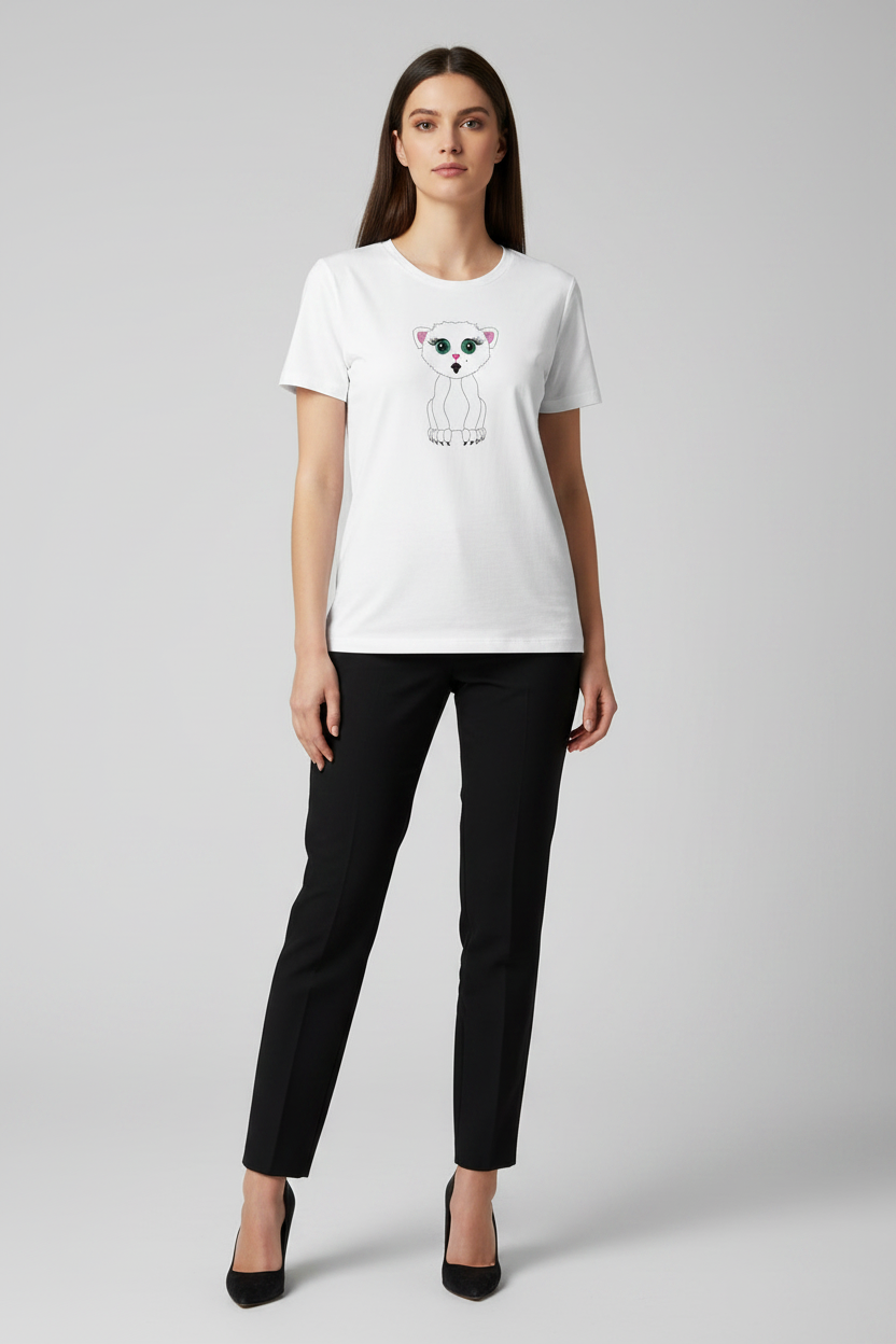 Künstlerisches Tier-Grafik-T-Shirt