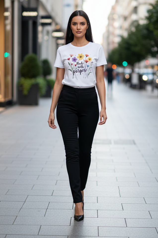 Made With Purpose Floral T-Shirt