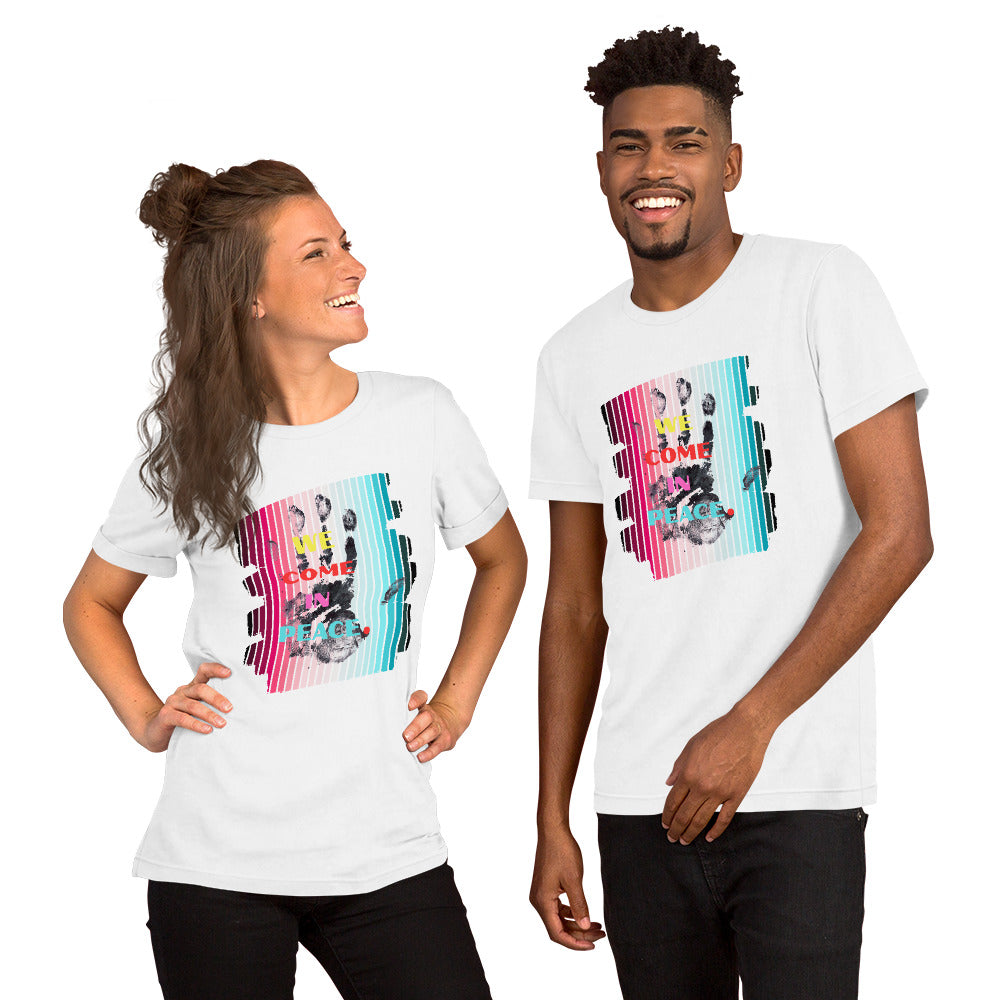 Casual street style peace graphic tee