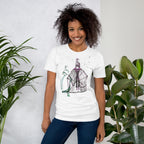 creative abstract t shirt front view