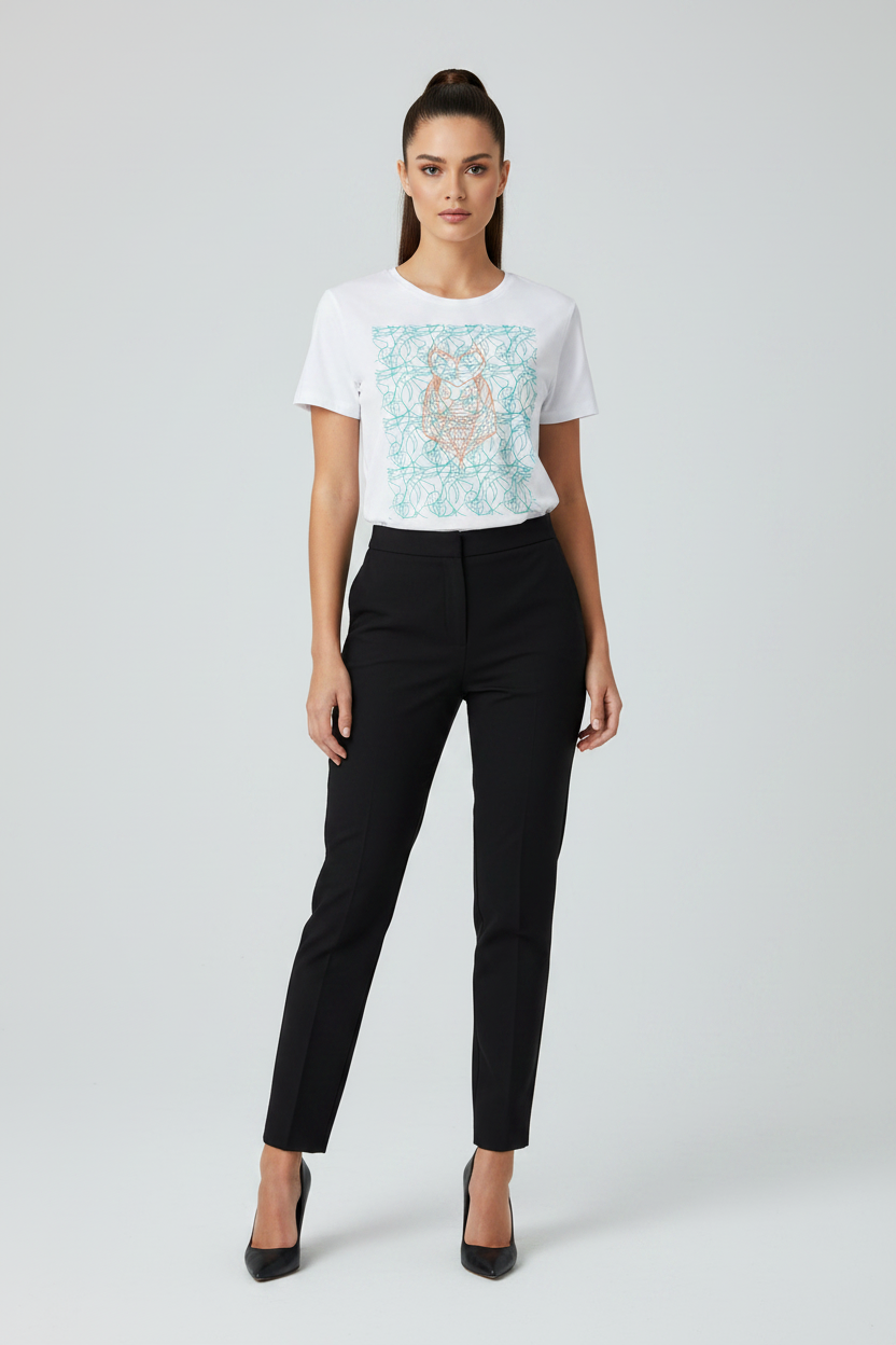 Apparelhue Abstract Owl T-Shirt
