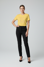 Purple Owl Line Art T-Shirt