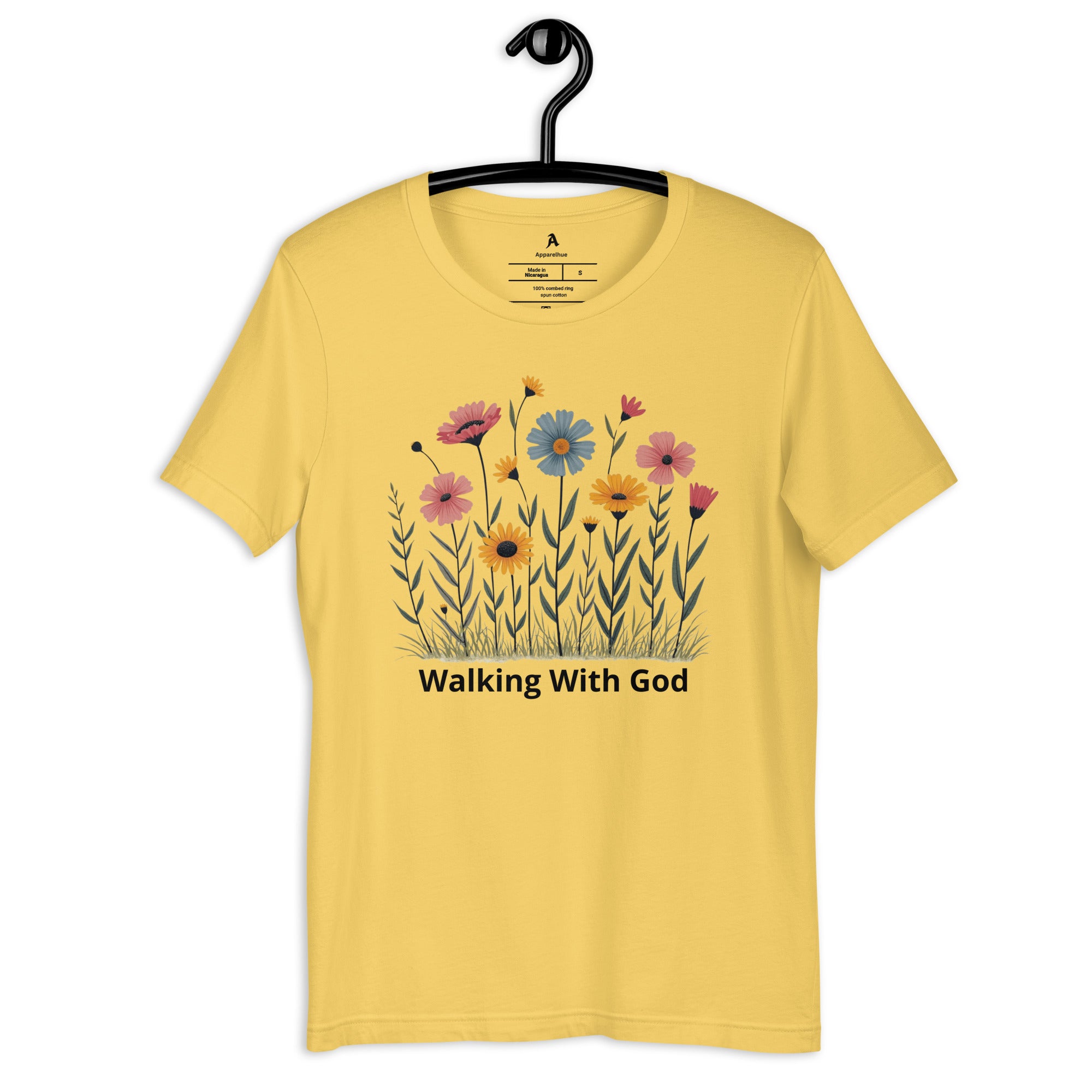 Yellow Heather faith-based tee